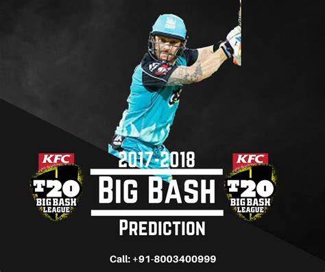 big bash win prediction